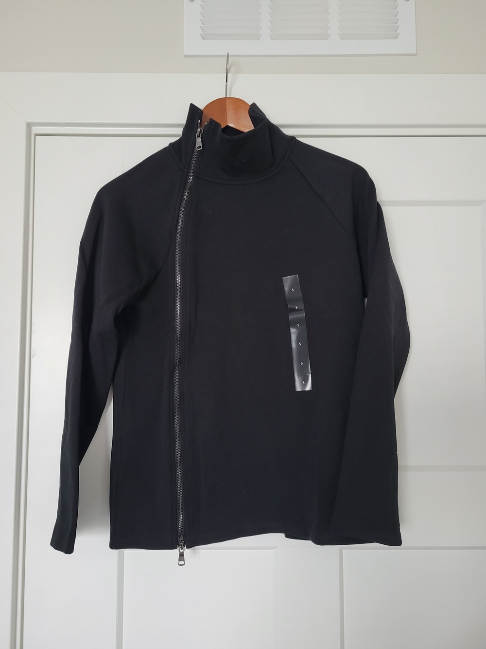 Banana Republic Black Women's Asymmetric Zip Jacket